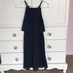 Navy blue midi Dress